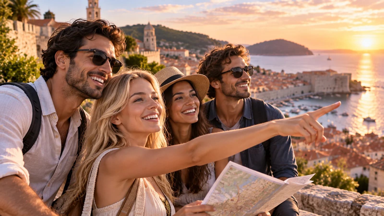 Friends discovering the world together